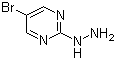 structure of CAS# 823-89-2, 5-Bromo-2-hydrazinopyrimidine