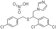CAS 登录号：82382-23-8, 硝酸硫康唑, 1-[2-(4-氯苄硫基)-2-(2,4-二氯苯基)乙基]-1H-咪唑硝酸盐