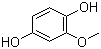 structure of CAS# 824-46-4, 2-Methoxyhydroquinone