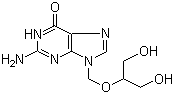 structure of CAS# 82410-32-0, Ganciclovir