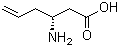 structure of CAS# 82448-92-8, (R)-3-Amino-5-hexenoic acid