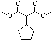 structure of CAS# 82491-60-9, Dimethyl cyclopentylmalonate