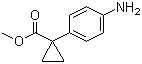 Methyl 1-(4-aminophenyl)cyclopropanecarboxylate molecular structure (CAS 824937-45-3)