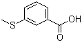 3-(甲硫基)苯甲酸分子结构 (CAS 825-99-0)