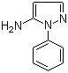 5-氨基-1-苯基吡唑分子结构 (CAS 826-85-7)