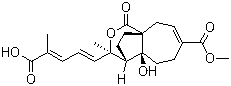 structure of CAS# 82601-41-0, Pseudolaric acid C