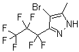 CAS 登录号：82633-48-5, 4-溴-3-(七氟丙基)-5-甲基-1H-吡唑