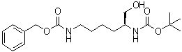 structure of CAS# 82689-20-1, Benzyl [(5S)-5-[[(tert-butyloxy)carbonyl]amino]-6-hydroxyhexyl]carbamate
