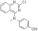 CAS # 827030-83-1, 4-[(2-Chloro-4-quinazolinyl)methylamino]phenol, N-(2-Chloroquinazolin-4-yl)-N-(4-hydroxyphenyl)methylamine