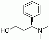 (S)-3-二甲基氨基-3-苯丙醇分子结构 (CAS 82769-75-3)