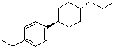 structure of CAS# 82991-47-7, trans-1-Propyl-4-(4'-ethylphenyl)cyclohexane
