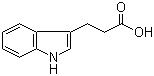 吲哚-3-丙酸分子结构 (CAS 830-96-6)