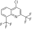 structure of CAS# 83012-13-9, 4-Chloro-2,8-bis(trifluoromethyl)quinoline