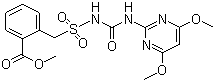 structure of CAS# 83055-99-6, Bensulfuron methyl