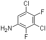 2,4-Difluoro-3,5-dichloroaniline molecular structure (CAS 83121-15-7)