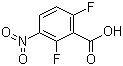 2,6-Difluoro-3-nitrobenzoic acid molecular structure (CAS 83141-10-0)