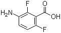 structure of CAS# 83141-11-1, 3-氨基-2,6-二氟苯甲酸