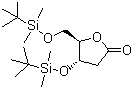 structure of CAS# 83159-91-5, 3,5-Di-O-(tert-butyldimethylsilyl)-2-deoxy-D-ribonolactone