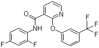 structure of CAS# 83164-33-4, Diflufenican