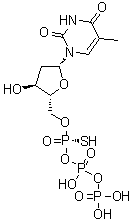 CAS 登录号：83199-35-3, 胸苷 5'→P''-[P''(R)]-硫代三磷酸酯