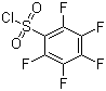 Pentafluorobenzenesulfonyl chloride molecular structure (CAS 832-53-1)