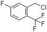 structure of CAS# 832113-94-7, 5-Fluoro-2-trifluoromethylbenzyl chloride