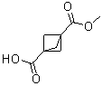 structure of CAS# 83249-10-9, Bicyclo[1.1.1]pentane-1,3-dicarboxylic acid monomethyl ester