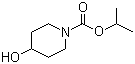 structure of CAS# 832715-51-2, Isopropyl 4-hydroxypiperidine-1-carboxylate