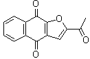structure of CAS# 83280-65-3, 2-Acetylfuro-1,4-naphthoquinone