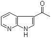 structure of CAS# 83393-46-8, 3-Acetyl-7(1H)-azaindole