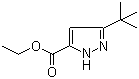 structure of CAS# 83405-70-3, Ethyl 5-(tert-butyl)-2H-pyrazole-3-carboxylate
