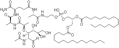 structure of CAS# 83461-56-7, Mifamurtide