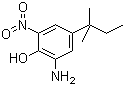 4-tert-Amyl-2-amino-6-nitrophenol molecular structure (CAS 83488-02-2)