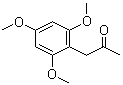 1-(2,4,6-三甲氧基苯基)-2-丙酮分子结构 (CAS 835-25-6)