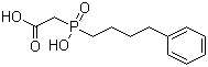 CAS # 83623-61-4, ((4-Phenylbutyl)hydroxyphosphoryl)acetic acid, [Hydroxy(4-phenylbutyl)phosphinyl]-acetic acid