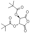 (3R-trans)-2,2-Dimethylpropanoic acid tetrahydro-2,5-dioxo-3,4-furandiyl ester molecular structure (CAS 83625-08-5)