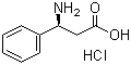 (S)-(-)-3-Amino-3-phenylpropionic acid hydrochloride molecular structure (CAS 83649-47-2)