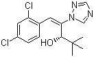 CAS # 83657-19-6, Diniconazole (+)-form, (E,3S)-1-(2,4-Dichlorophenyl)-4,4-dimethyl-2-(1,2,4-triazol-1-yl)pent-1-en-3-ol