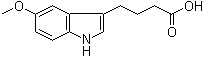 structure of CAS# 83696-90-6, 5-甲氧基吲哚-3-丁酸