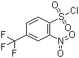 2-硝基-4-(三氟甲基)苯磺酰氯分子结构 (CAS 837-95-6)