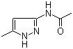 structure of CAS# 83725-05-7, 3-Acetamido-5-methylpyrazole