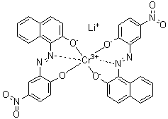 CAS # 83733-06-6, Lithium bis[1-[(2-hydroxy-4-nitrophenyl)azo]-2-naphthalenolato]chromate