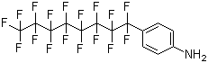 structure of CAS# 83766-52-3, 4-Perfluorooctylaniline