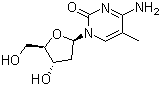 5-甲基-2'-脱氧胞苷分子结构 (CAS 838-07-3)