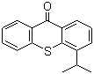 4-Isopropylthioxanthone  molecular structure (CAS 83846-86-0)