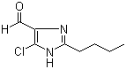 structure of CAS# 83857-96-9, 2-Butyl-4-chloro-5-formylimidazole