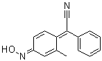 CAS # 839-75-8, alpha-[4-(Hydroxyimino)-2-methyl-2,5-cyclohexadien-1-ylidene]benzeneacetonitrile, NSC 406634