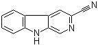 structure of CAS# 83911-48-2, 9H-Pyrido[3,4-b]indole-3-carbonitrile