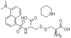 CAS 登录号：83916-72-7, N-[[5-(二甲基氨基)-1-萘基]磺酰基]-L-胱氨酸哌啶盐