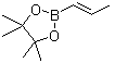trans-1-Propenylboronic acid pinacol ester molecular structure (CAS 83947-58-4)